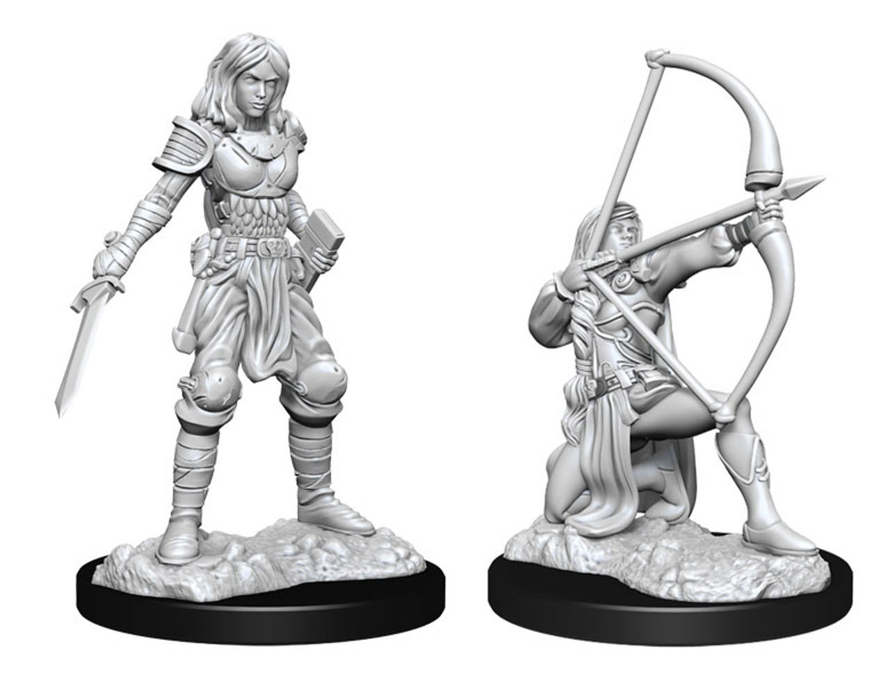 Pathfinder Miniature Figure - Human Fighter Female